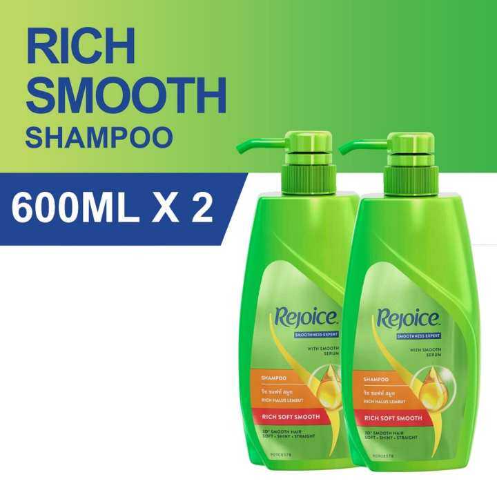 rejoice rich smooth shampoo 600ml [bundle of 2]