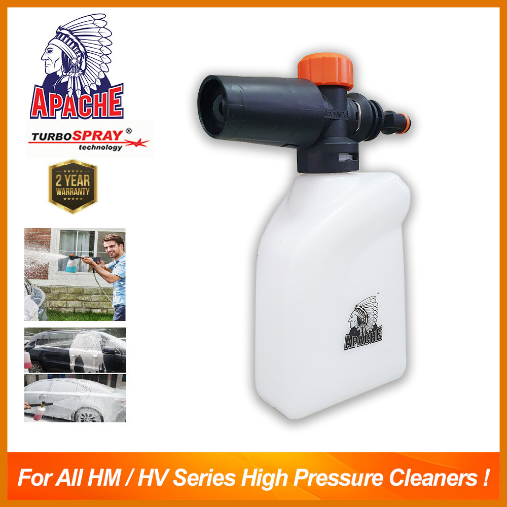 Apache Turbospray Hm6616 160 Bar High Pressure Cleaner Water Jet Pump Sprayer Washer Car Wash Machine Jet Pencuci Super Powerful Heavy Duty Motor 2 Year