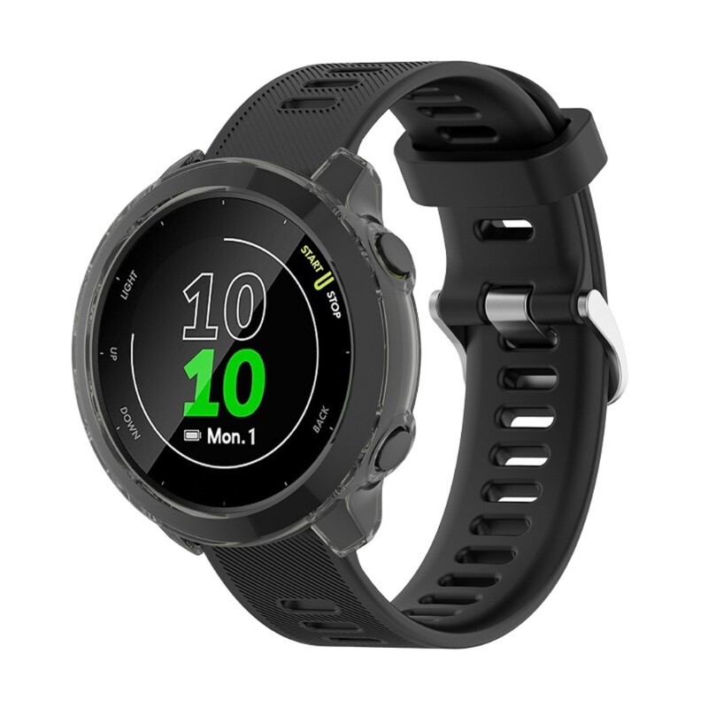 Ốp Bảo Vệ Cho Garmin ~ Forerunner 55 Vỏ Đồng Hồ Cho Garmin ~ Forerunner 158 Ốp Bảo Vệ Ốp Chống Sốc TPU Mềm Thông Minh Wat