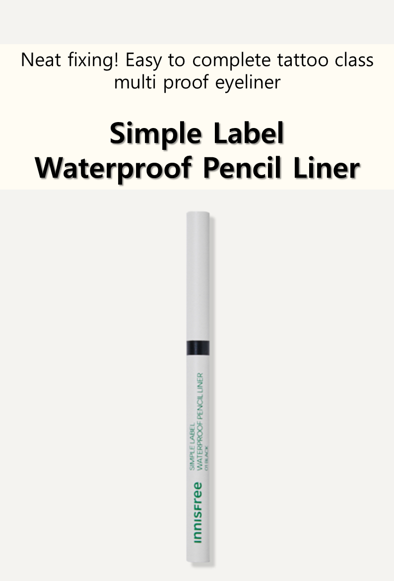 Bút Chì Kẻ Mắt Innisfree Simple Label Waterproof 0.1G