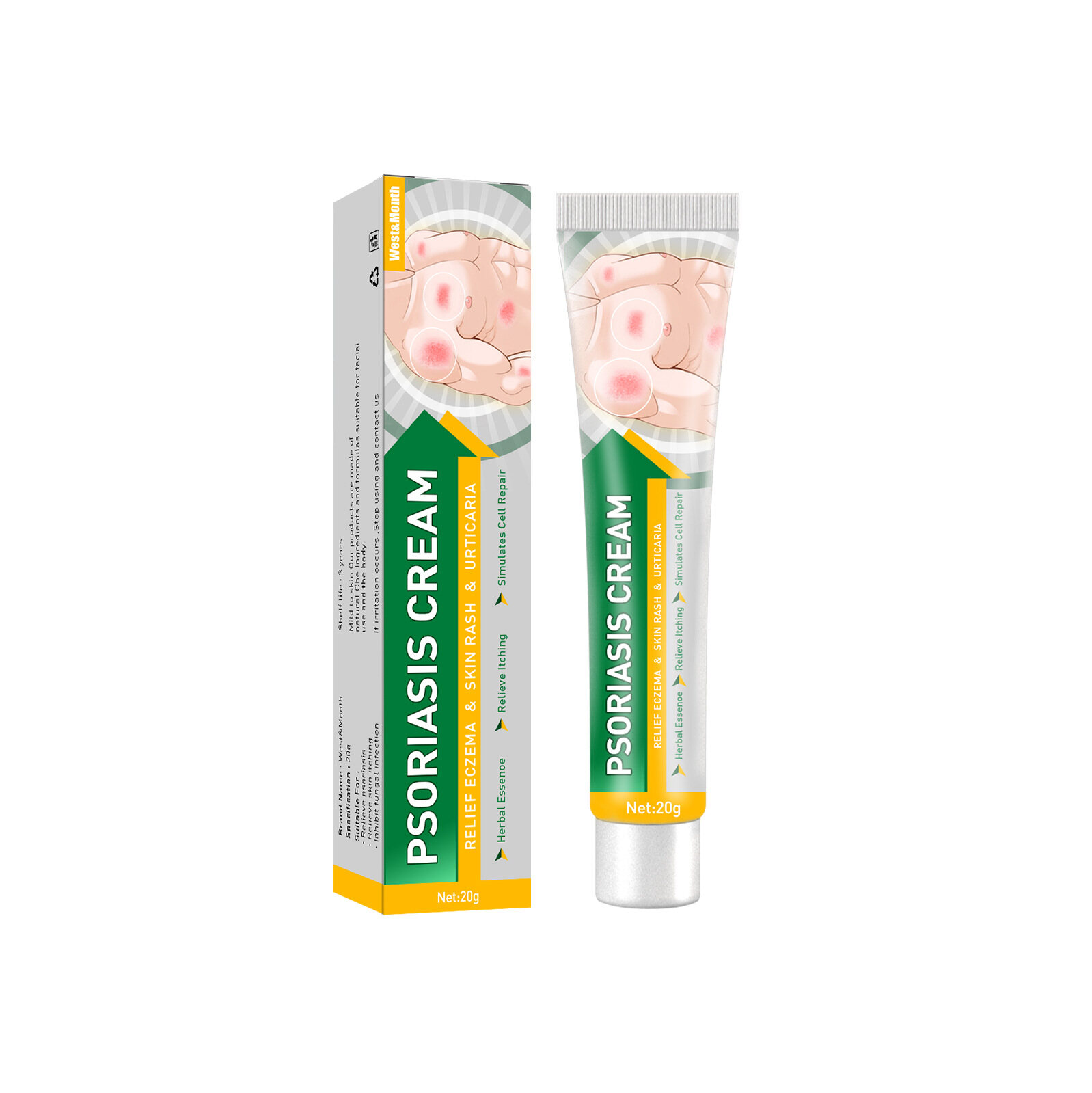 Psoriasis Eczema Cream Itching Cream Dermatitis Cream Eczema Treatment Cream For Feet Anti Itching Antibacterial Cream And Skin Repair Cream Relieve Dermatitis Keratosis Pilaris Mysterious Rashes Fungal Infections Athlete's Foot Ringworm Antibacterial