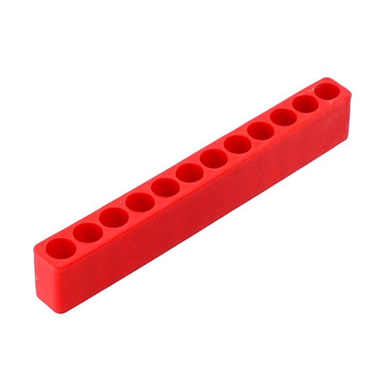 Dụng Cụ Giữ Mũi Khoan Lục Giác 6/12 Lỗ Tuốc Nơ Vít Dụng Cụ Hộp Đựng Đầu Bằng Nhựa, Mềm, Phân Loại Bền Đồ Gia Dụng