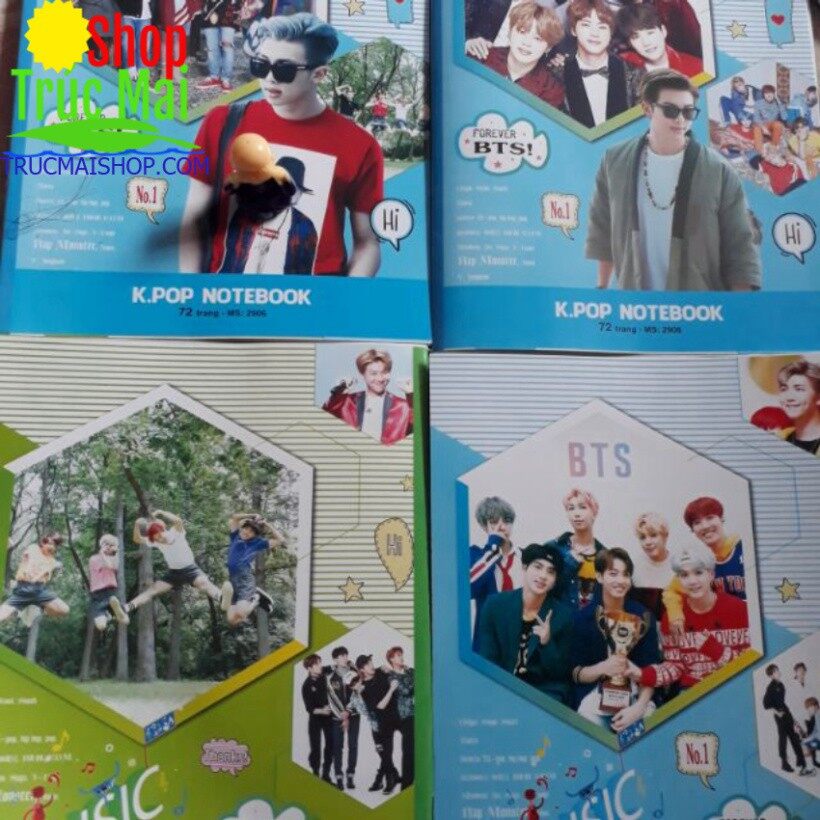 Vở bts 72 trang sỉ