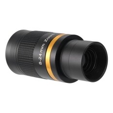 Telescope Accessories 8-24mm Zoom Eyepiece Full Metal Continuous Zoom Broadband Green Film with Zoom Lens