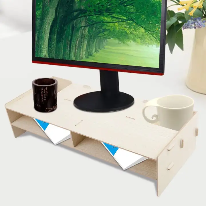 Modern Computer Monitor Laptop Stand Office Desktop Desk Shelf Laptop Stand Office Desktop Desk Shelf