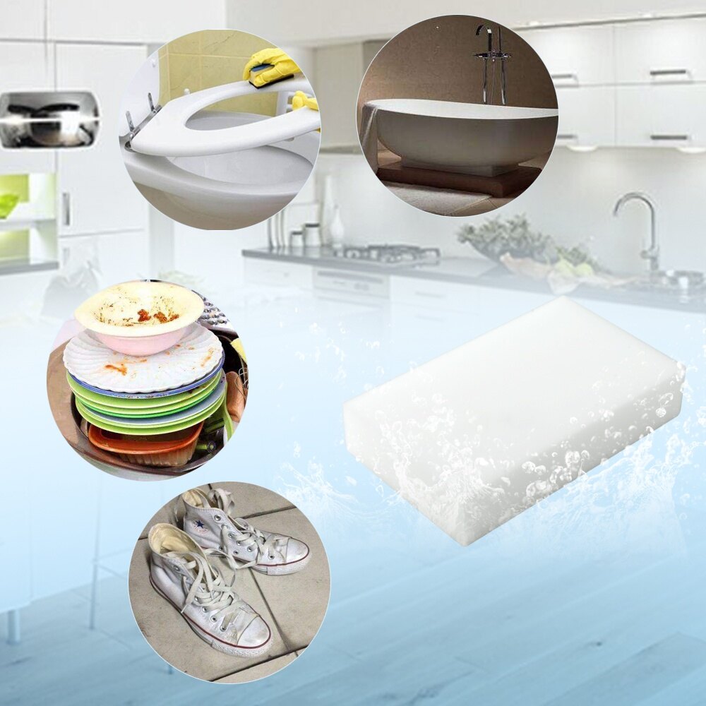 Chất tẩy rửa đa chức năng ma thuật cho nhà bếp văn phòng miếng bọt biển Nano làm vệ sinh phòng tắm không độc hại vô hại