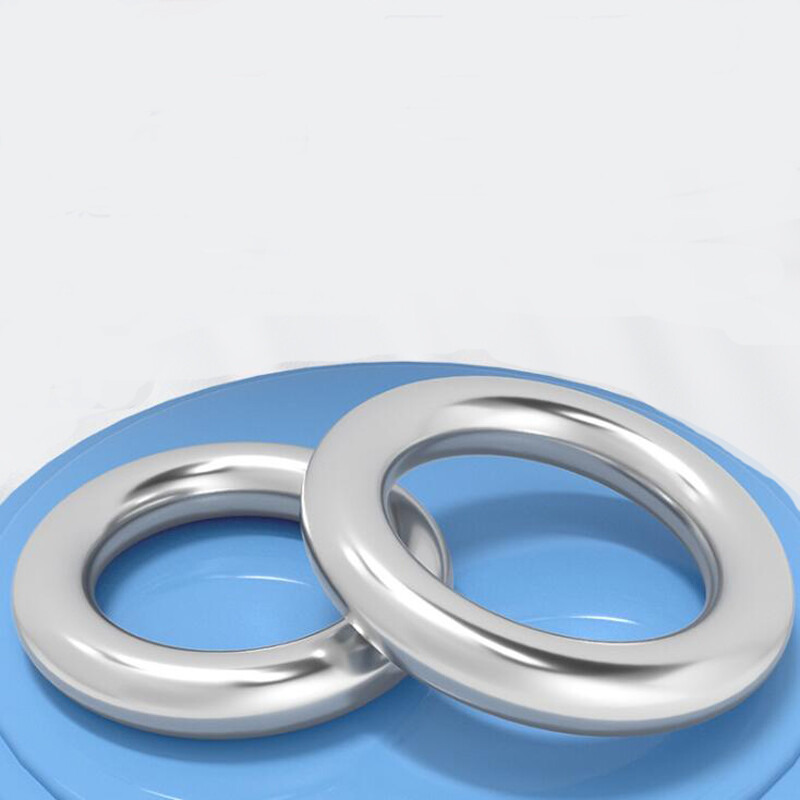 304 Stainless Steel Seamless Ring O-ring Lifting Ring Solid Seamless Steel Ring Connecting Ring Steel Ring M8 M10 M12 M14 M16