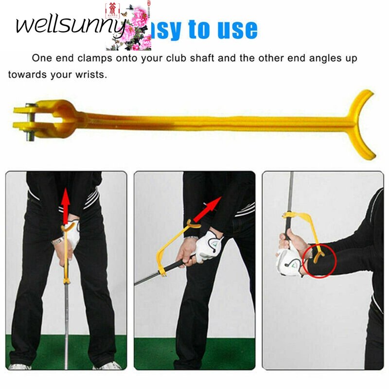 Wellsunny New Golf Swingyde Swinging Swing Training Aid Tool Trainer Wrist Control