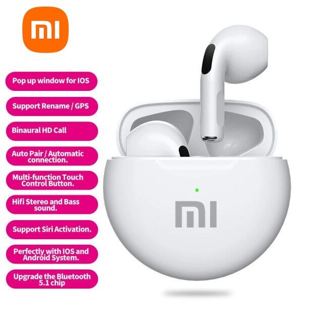 ♥Limit Free Shipping♥XIAOMI Pro 6 TWS Wireless bluetooth headset with Mic Fone Bluetooth Earphones Sport headphones Pro6 Headset for iPhone Xiaomi Earbuds