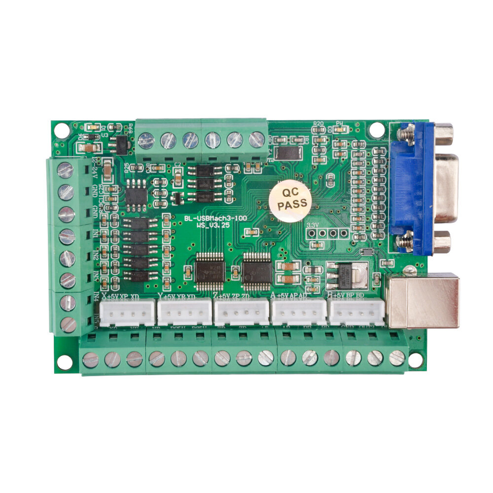 Mach3 CNC USB 100kHz bảng giao diện giao diện USB máy khắc CNC thẻ điều khiển chuyển động giao diện 5 trục