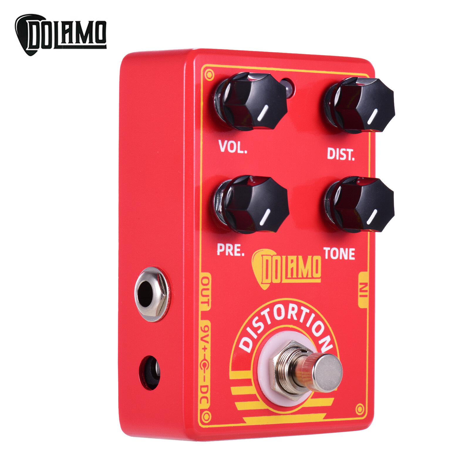 Dolamo D9 Distortion Guitar Effect Pedal with Presence Distortion