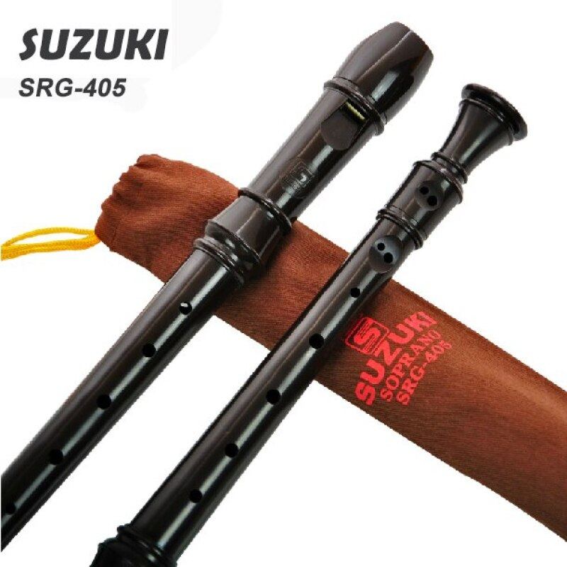 SUZUKI SRG-405 clarinet clarionet recorder Descant Recorder Soprano Recorder instrument kids toys German-style 8 holes Malaysia