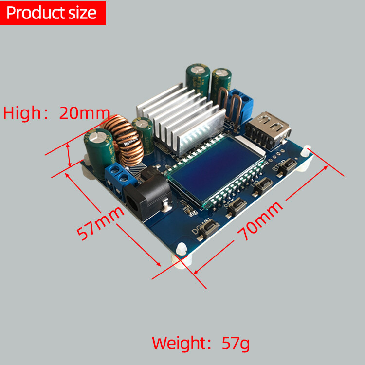 Original 12V Boost Buck 9V 24V Adjustable Solar Charging Module Constant Voltage Current