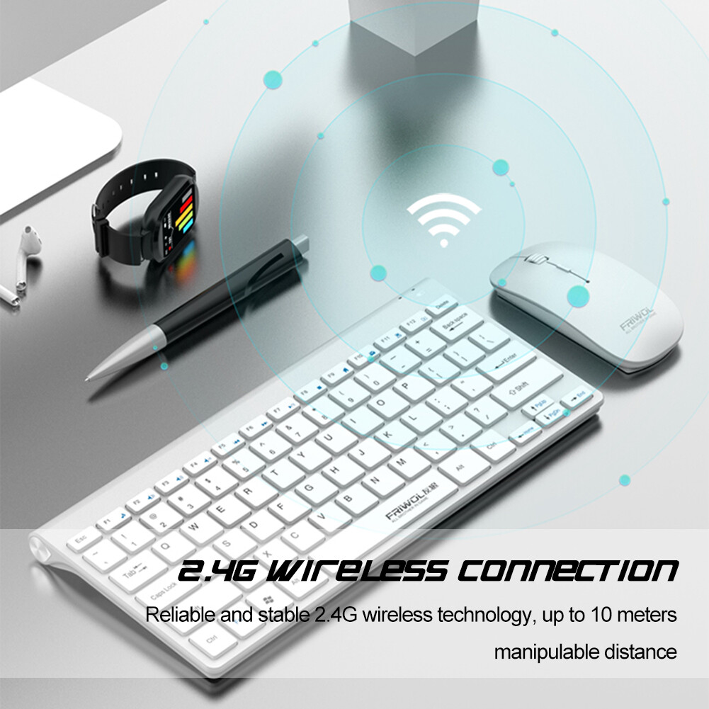 Combo Chuột phím Bàn phím bluetooth không dây Ba chế độ im lặng kích thước đầy đủ bàn phím cho máy tính xách tay máy tính xách tay Máy tính để bàn máy tính bảng