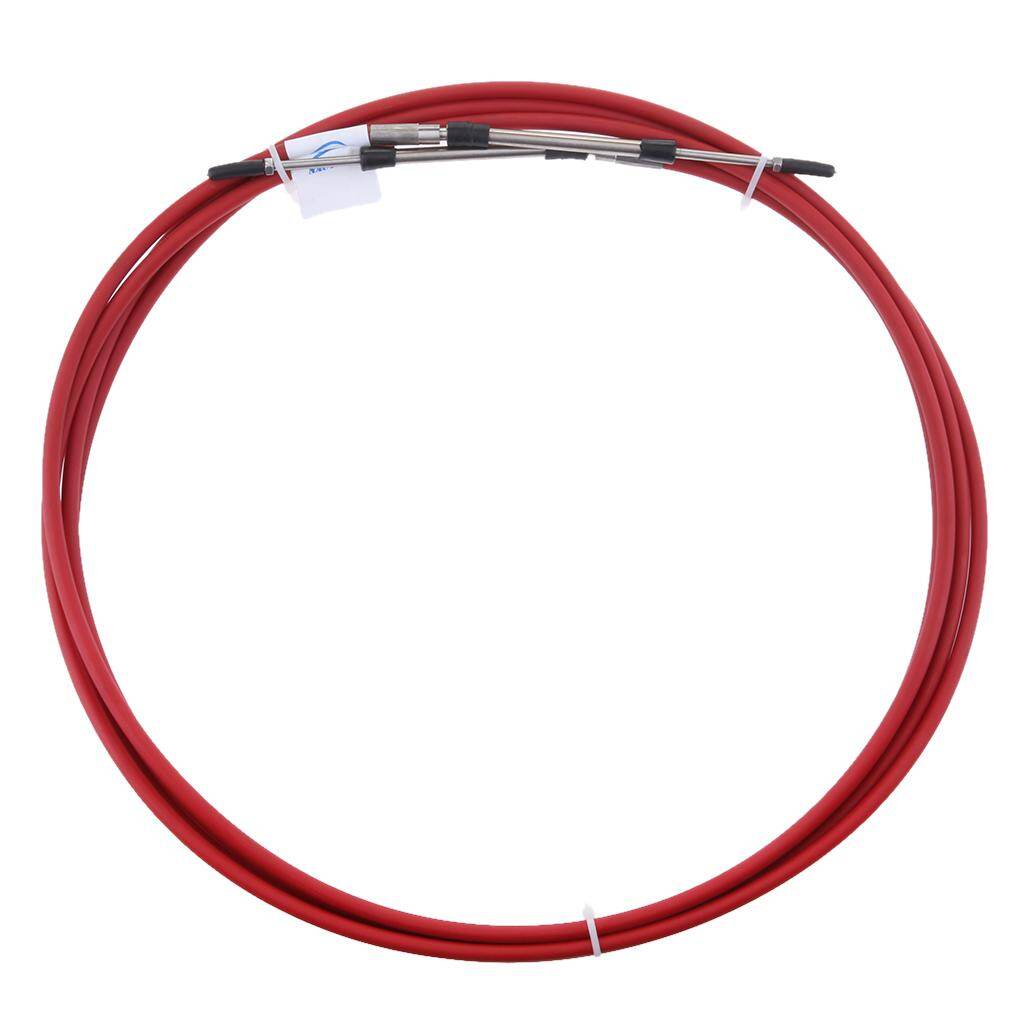 chulisia Red Throttle Shift Remote Control Box Cable for Yamaha Outboard