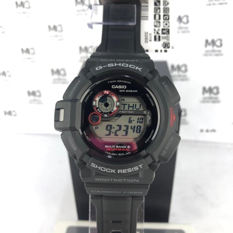 Casio G-Shock JDM MUDMAN Tough solar multiband6 Carbon Fiber Strap