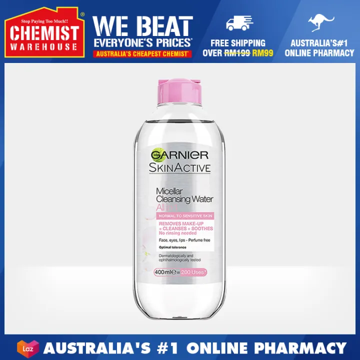chemist warehouse garnier micellar water