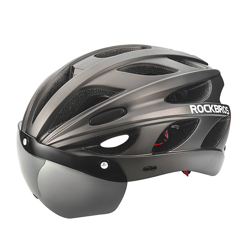 ROCKBROS Cycling Helmet with Goggles Large Size Men Women Bicycle
