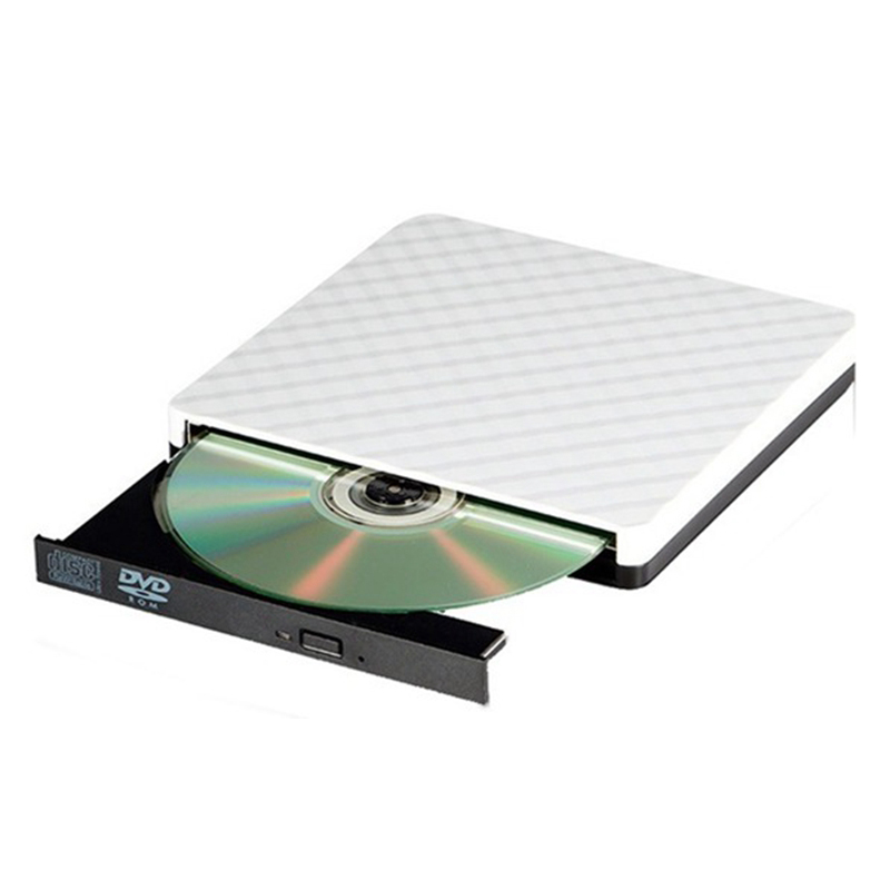 PC Laptop External USB 3.0 DVD RW CD Writer Portable Optical Drive Burner Reader Player Tray Portable Drive Burner