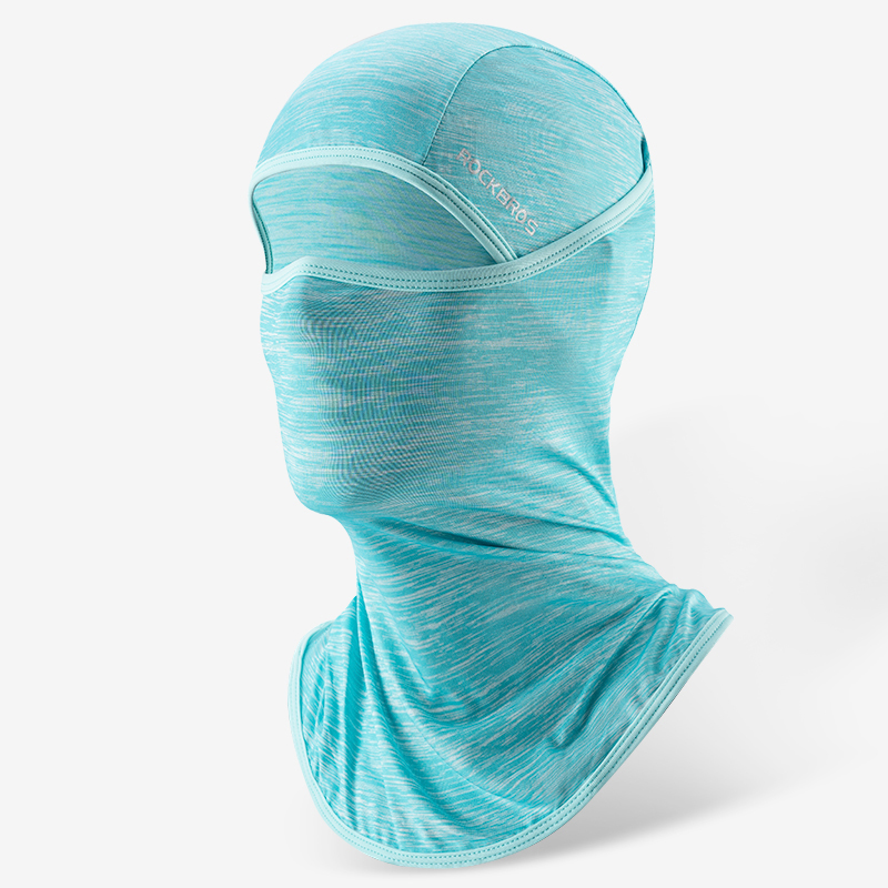 ROCKBROS 2022 New Stycle Sun Protection Balaclava Men Women Electric Bicycle Motorcycle Full Face Mask Ice Silk Headgear For Cycling Spring Summer