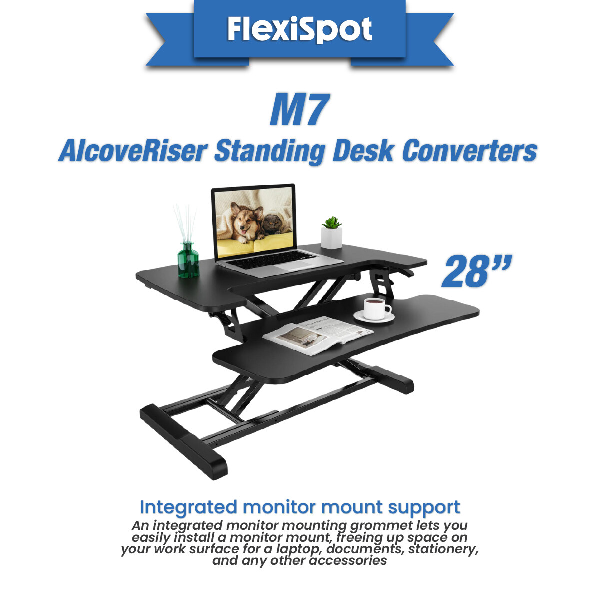 Alcoveriser standing desk store converters m7