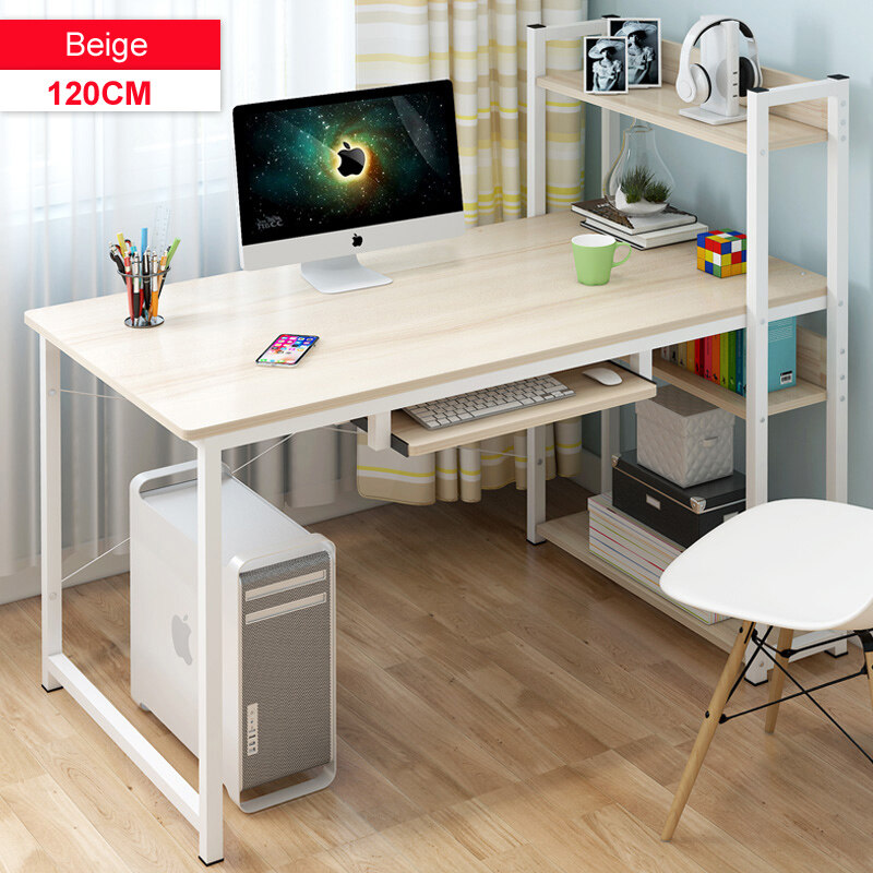 computer desk with keyboard tray