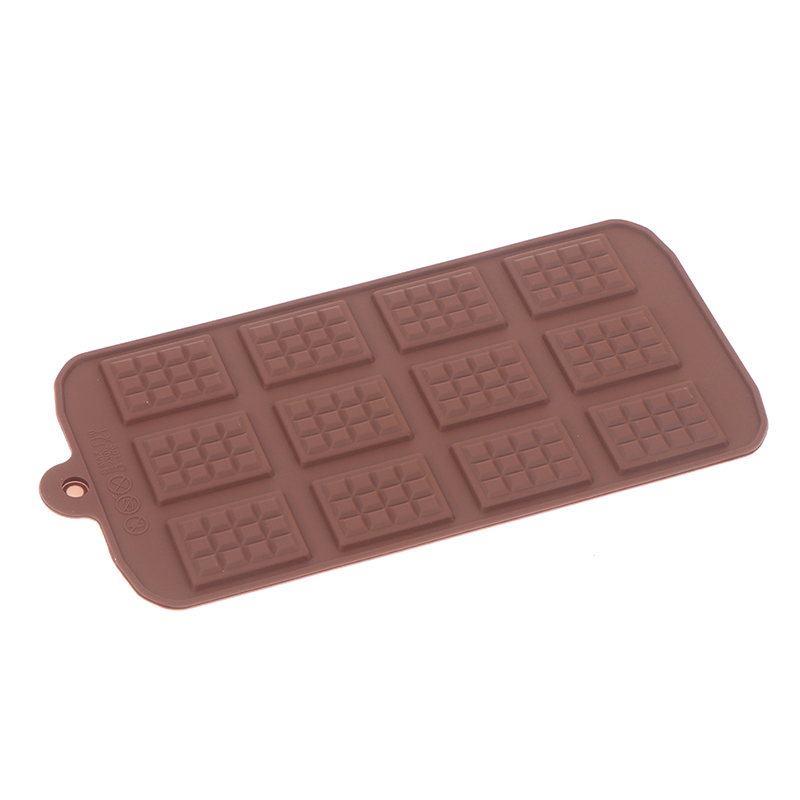 12 Even Chocolate Silicone Mold Fondant Patisserie Candy Bar Mould Kitchen Baking Accessories Cake Mode Decoration