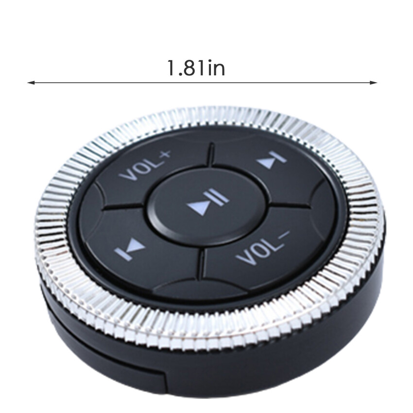 【In Stock】5-Key Wireless Steering Wheel Control Button Bluetooth-Compatible Switch For Car