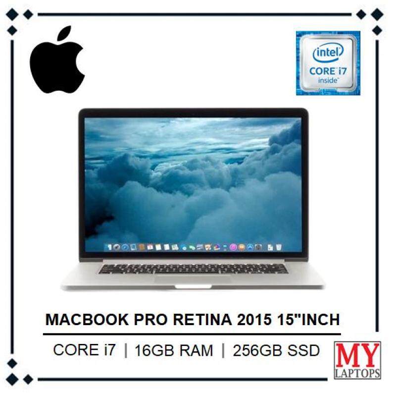 Mac Book Pro Retina 2015 15.4 Inch / intel core i7 / 16gb Ram / 256gb ssd pci-e / Intel iris Pro (2880 x 1800) / Mac Os Mojave Malaysia