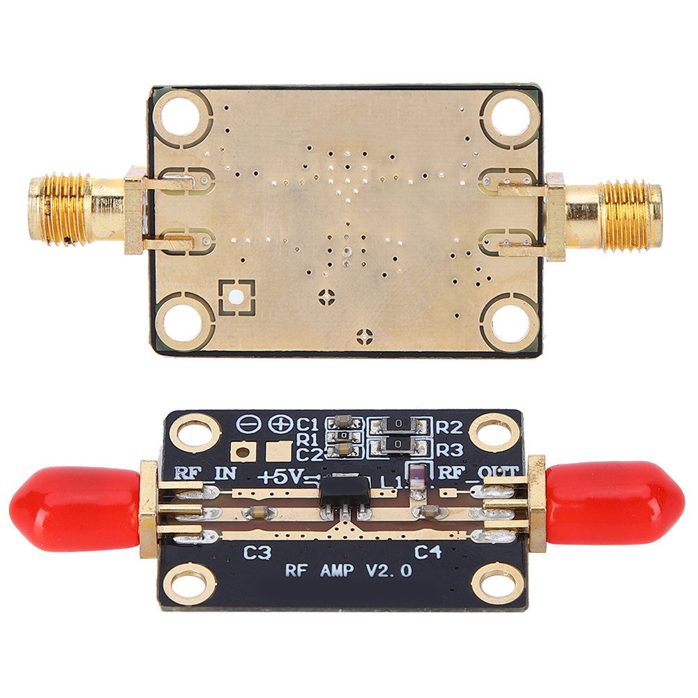 RF Amplifier Signal Module Electrical Accessory Wide Bandwidth High Gain Low Noise 1W 0.0 Widely Used in Short Waveth FM Broadcast Remote Control Receiver