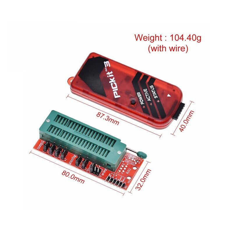 1 Bộ lập trình pickit3 + PIC ICD2 Pickit 2 Pickit 3 PicKit 3.5 Bộ chuyển đổi lập trình phổ lập trình chỗ ngồi