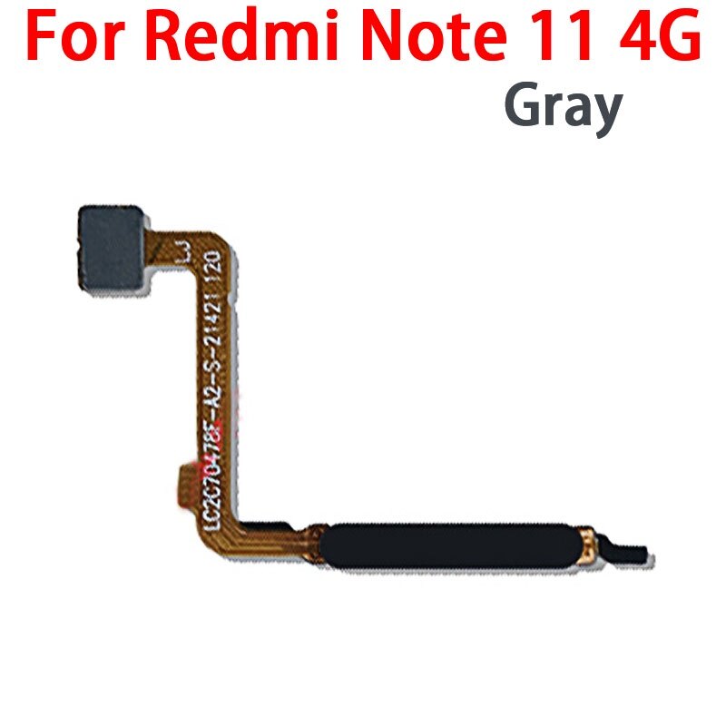 Fingerprint Sensor Flex Cable For Xiaomi Redmi Note 11 11 Pro 11Pro Plus 4G 5G Fingerprint Sensor Power Button Flex Ribbon Parts