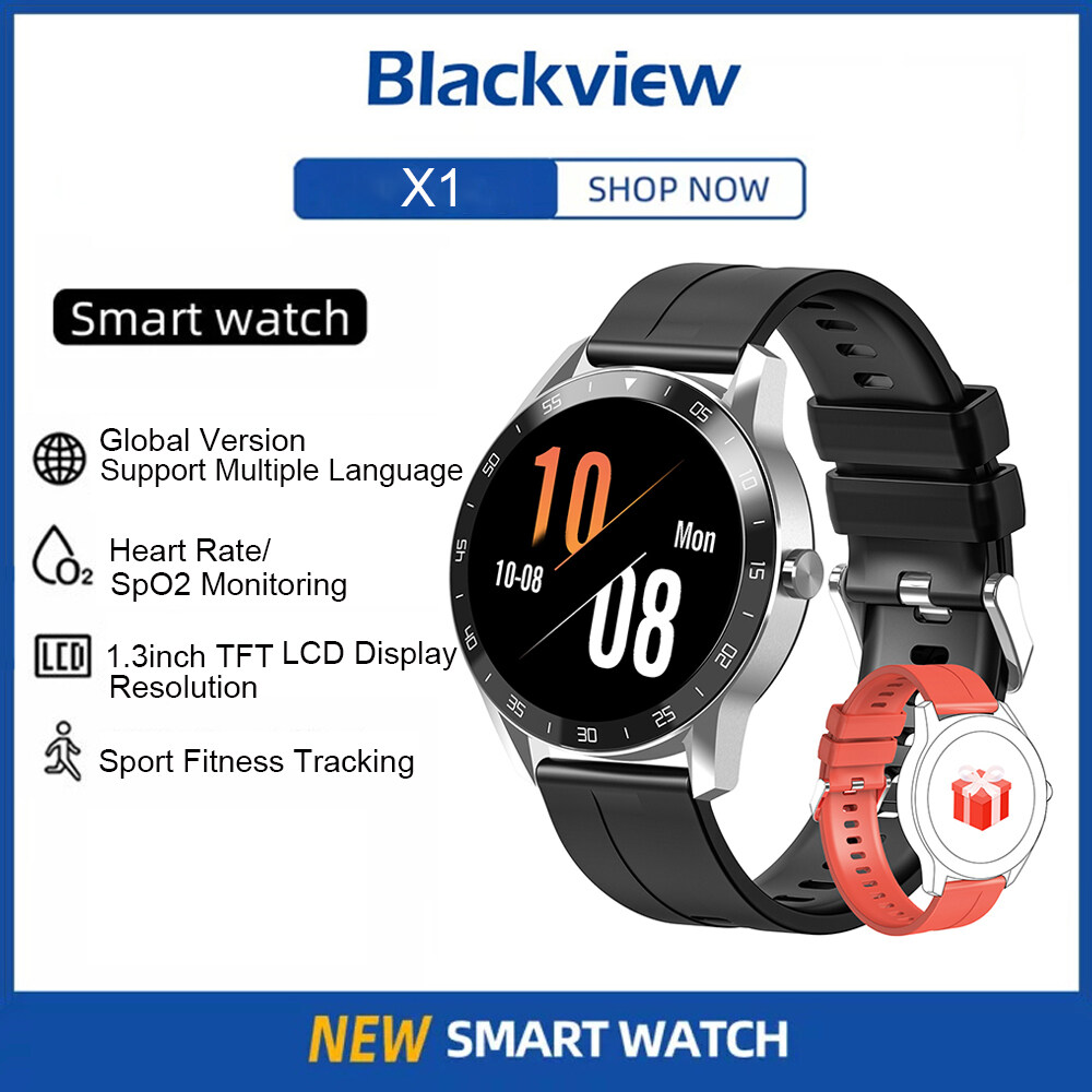 Blackview Đồng Hồ Thông Minh X1 Chống Nước Máy Đếm Bước Theo Dõi Nhịp Tim