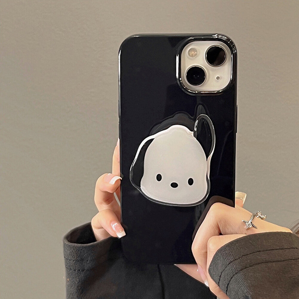 Sanhe Giá Đỡ Điện Thoại Có Thể Mở Rộng Hoạt Hình INS Sanrio Giá Đỡ Túi Khí Có Thể Gập Lại Đàn Hồi Phụ Kiện Giá Đỡ Dạng Nhẫn Đeo Ngón Tay