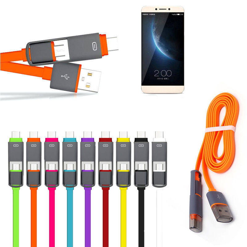 [Songful] 2in1 Type-C & Micro Bộ sạc nhanh cổng USB Cáp đồng bộ dữ liệu cho Type-C & Micro USB điện thoại Android