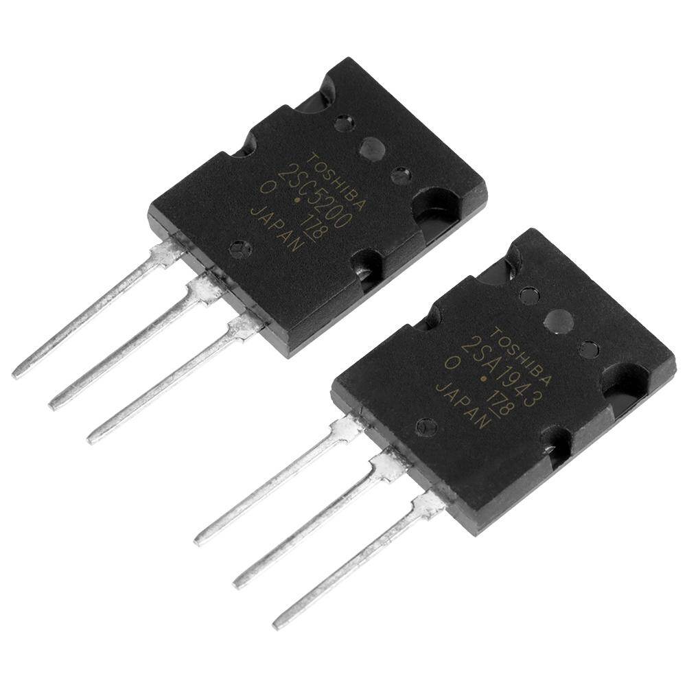 5 Pair Black 2SA1943 2SC5200 High Power Matched Audio Transistor