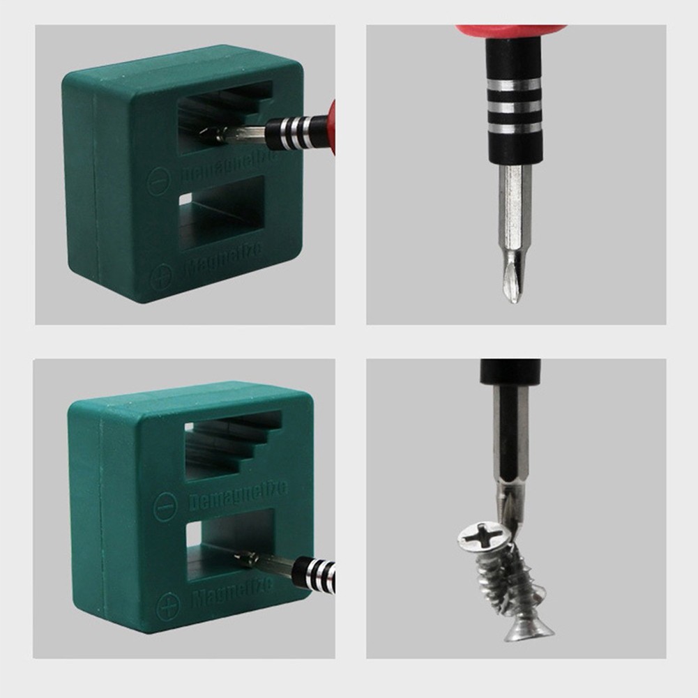 Toolstar 2 trong 1 tuốc nơ vít magnetizer degaussing demagnetizer thay đổi từ tính công cụ