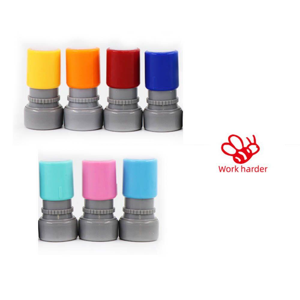 GOTORADE English Student Children Toy Stamps Photosensitive Chapter Kids Seal Office and School Supplies Encouragement Reward Seal Teaching stamp Commentary Stamp