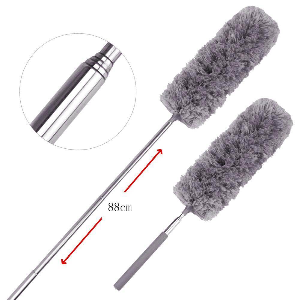 Điều Chỉnh Kéo Dài Kéo Dài Microfiber Feather Duster Hộ Gia Đình Bàn Chải Bụi