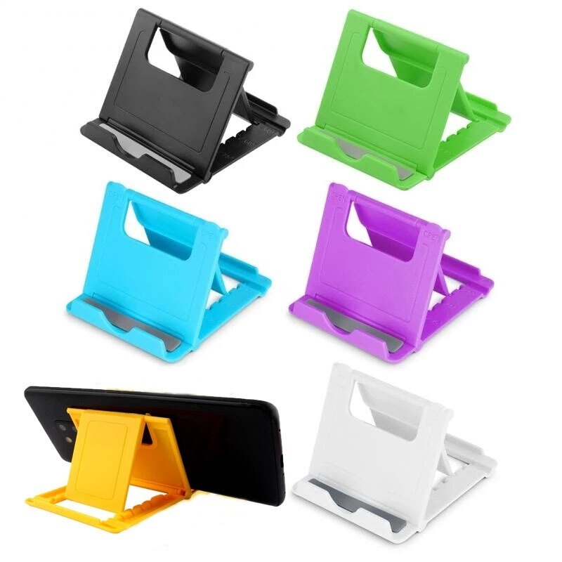 Multifunctional Portable Table Adjustable Double Folding Mobile Phone Holder Home Universal simple Desktop lazy cellphone Stand