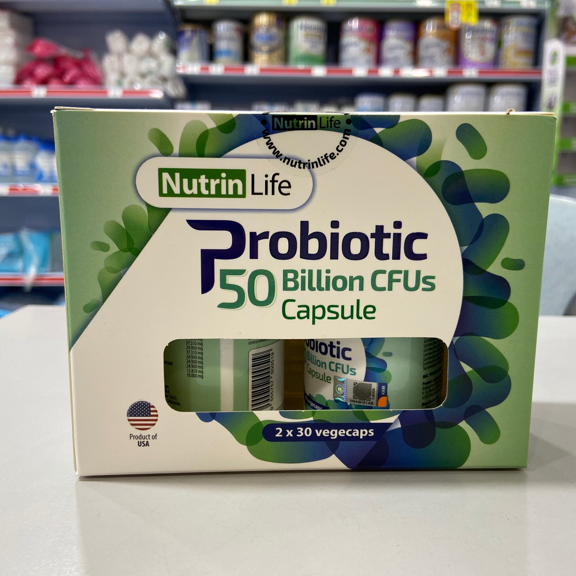 Probiotic 50 Billion Cfus Nutrin