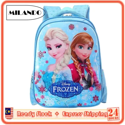 MILANDO Kid Children School Bag Backpack Kindergarten Bag Beg Sekolah (Type 2)