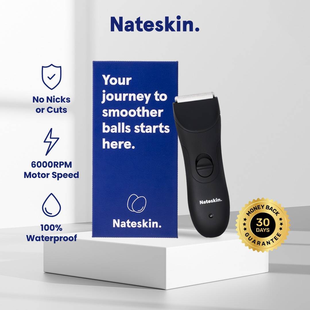 Nateskin Electric Body & Pubic Hair Trimmer Waterproof and Cordless for