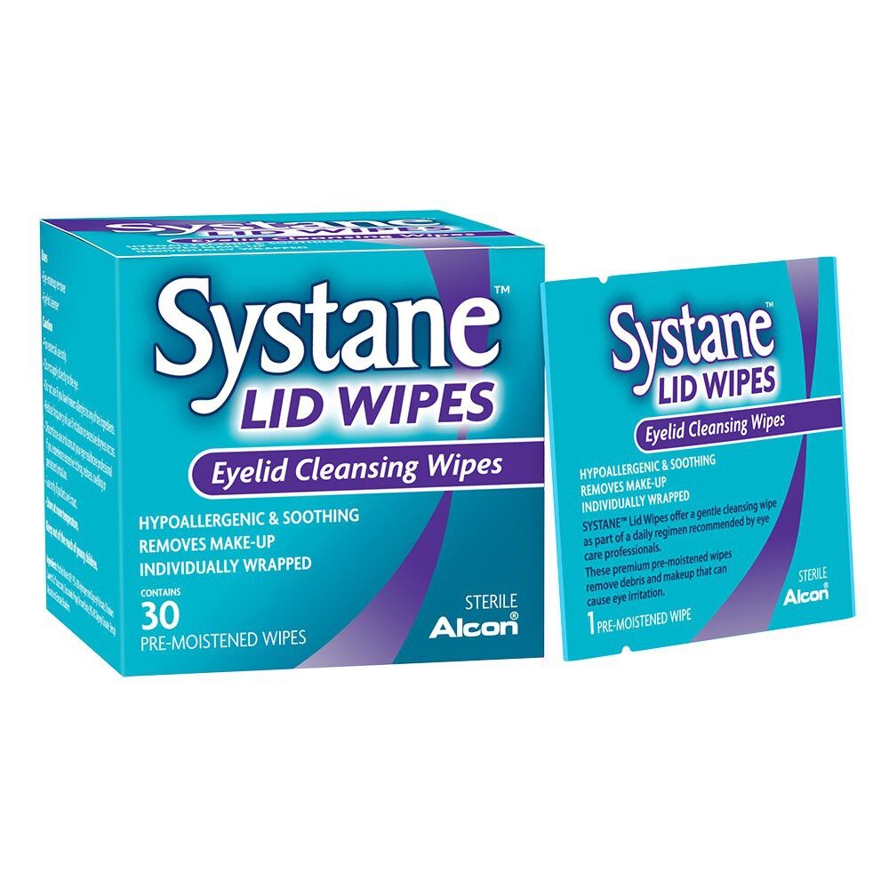 SYSTANE® Lid Wipes 30 individual packs 🎀premium, premoistened eyelid