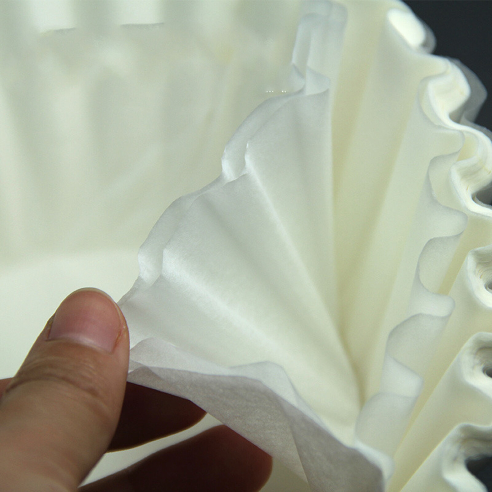 Disposable Coffee Filter Set Basket Coffee Filter Paper Replacement Accessory for Coffee Maker