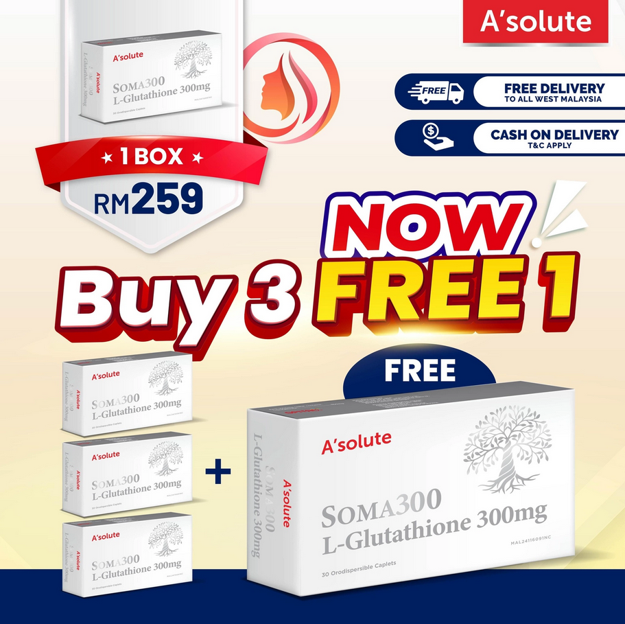 soma glutathione Liposomal Supplement 500mg Active Reduced L- Glutathione | Maximum Absorption ASOLUTE SOMA 300 L-GLUTATHIONE 300MG