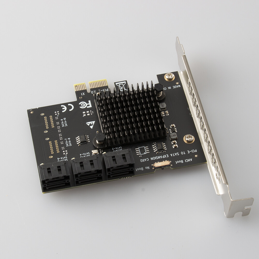 PCI-E 1X to SATA3.0 6 Port Extender PCI Express 6Gbps Desktop Computer Adapter