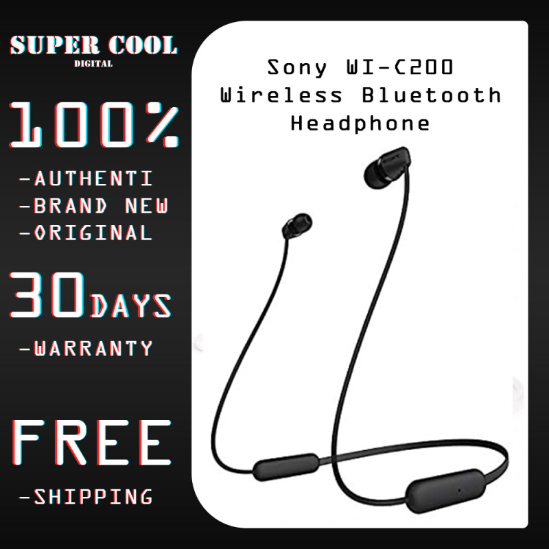 Sony WI-C200 Wireless Bluetooth Headphones (Warranty) Singapore