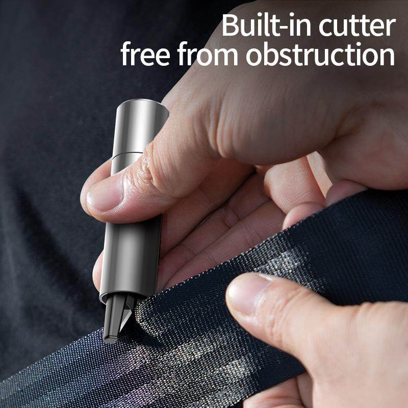 Dụng cụ sinh tồn, thoát hiểm Baseus Sharp Tool Safety Hammer (tích hợp Dao cắt và phá kính)
