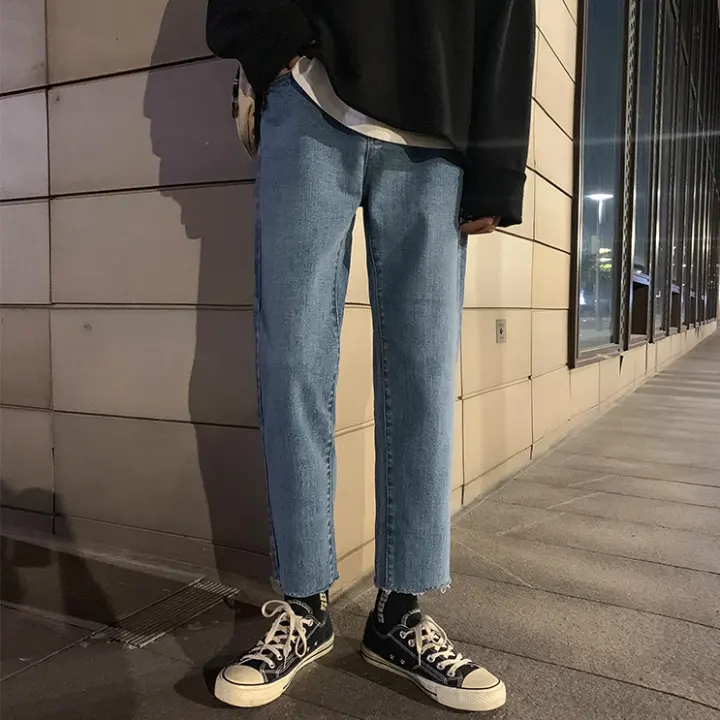 straight jeans outfit men